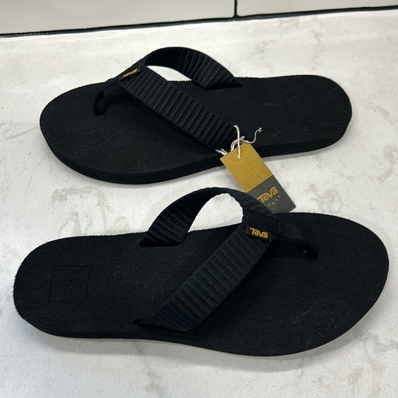 Teva Mush II Men's Flip Flop Sandals 10 Black NWT - Picture 9 of 13